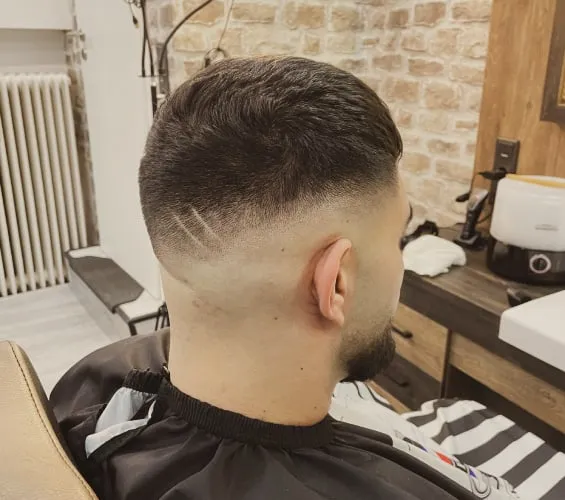 Beispielschnitt aus Deno's Barbersalon — Arbeit 4 von 7
